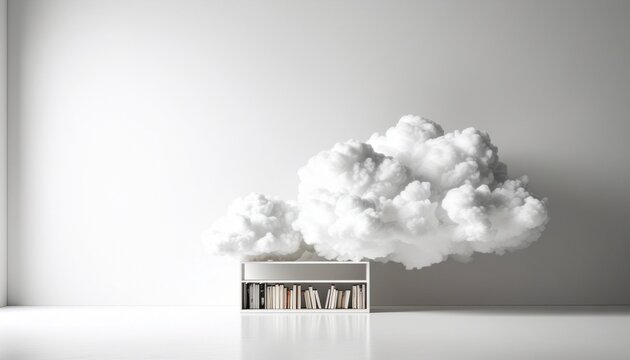 棚の上の雲