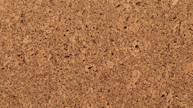Close up of natural cork texture background with speckled pattern and earthy tones
