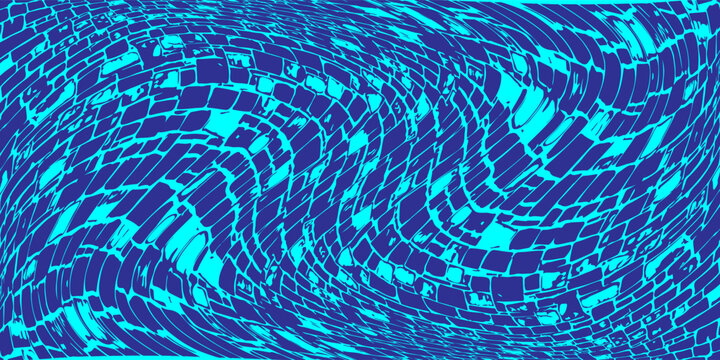 Modern cyber network matrix seamless pattern background