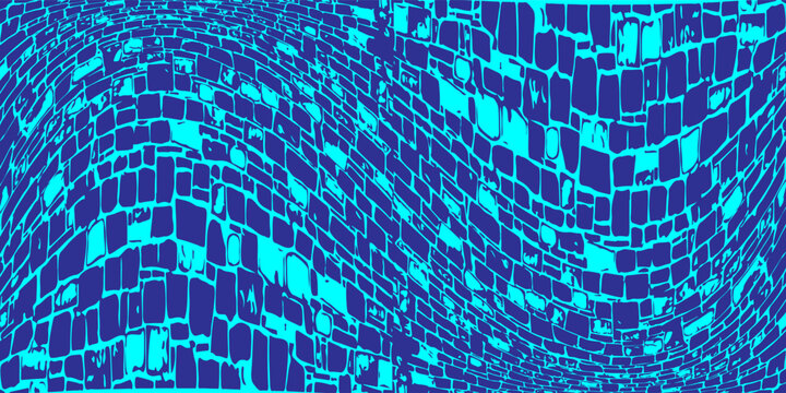 Modern cyber network matrix seamless pattern background