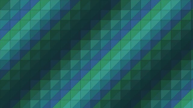 Animated Dark Tech triangle geometric pattern background flowing loop