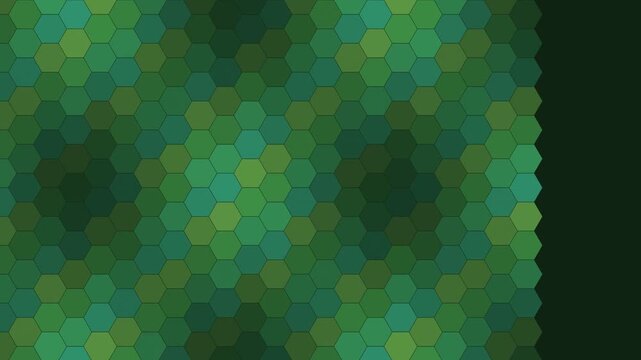 Animated Dark Tech hexagon geometric pattern background rippling loop