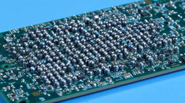 Microscopic Precision: BGA Solder Ball Arrays