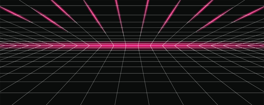 START NEW GAME .press start button .pixel art .8 bit game. retro game. for game assets in vector illustrations. Retro Futurism Sci-Fi Background. glowing neon grid. and stars from vintage arcade comp