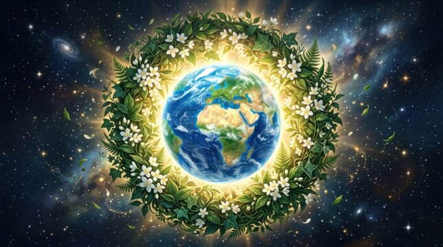 Glowing Earth Nature Energy