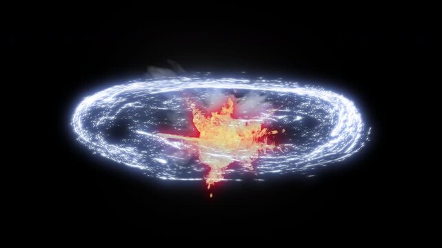 dynamic vfx pack fire smoke electric and cinema the galaxy explodes in space
