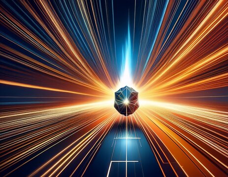 an object being forcefully ejected from the frame with motion trails