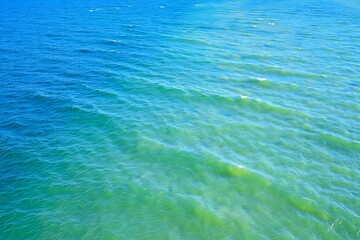 Obraz premium Blurred green and blue abstract texture background