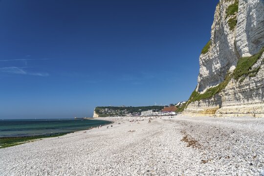 Beach and cliffs of F&eacute;camp, Normandy, France