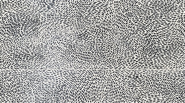 Abstract repeating lines forming seamless organic topographic pattern. Abstract dashed lines creating a textured, organic, and repeating pattern