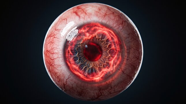 3D Medical Visualization of Dangerous Intraocular Pressure in Glaucoma