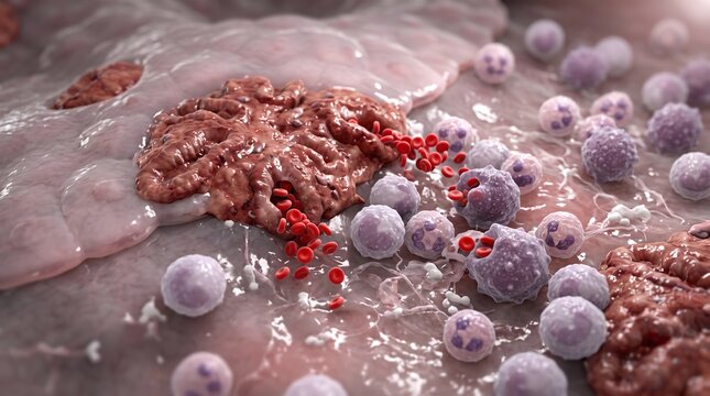 Intense Local Inflammation and Immune Response to Ectopic Endometrial Tissue