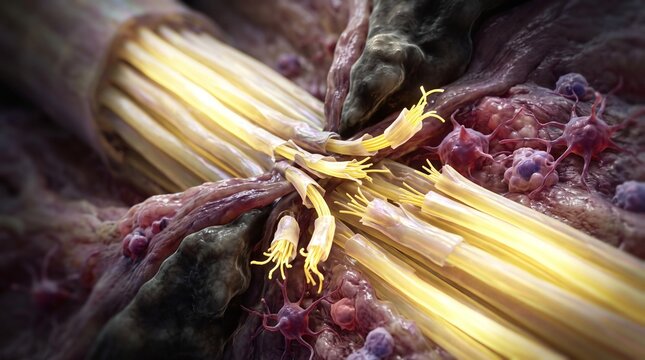 Extreme Magnification of Axonal Snap in Glaucomatous Optic Nerve