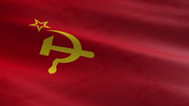 USSR - waving flag loop