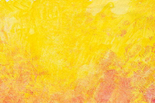 yellow and orange  painted watercolor background texture