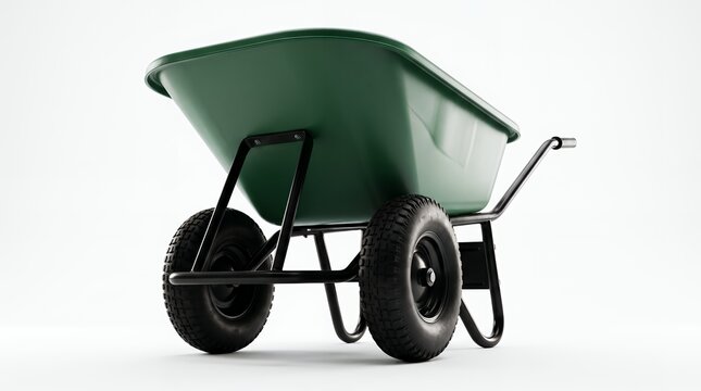 old rusty wheelbarrow