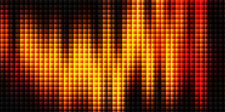 Abstract background with vertical lines in warm orange and yellow tones