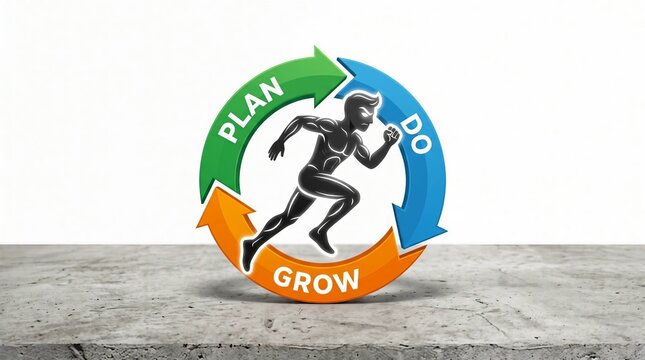 Dynamic Growth Concept with Planning and Action Symbols