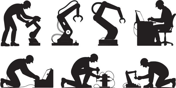 Industrial robot set