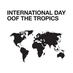 World map silhouette on white background with text above © kakolicrator