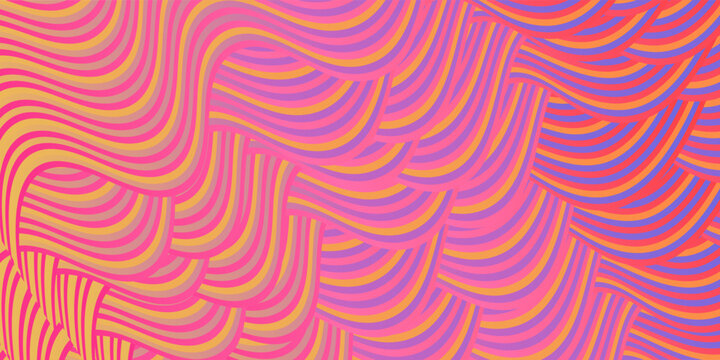 Dynamic color lines wave pattern. Vector Background with flowing rainbow lines. curve and wave swirl ribbons bg. Vector illustration