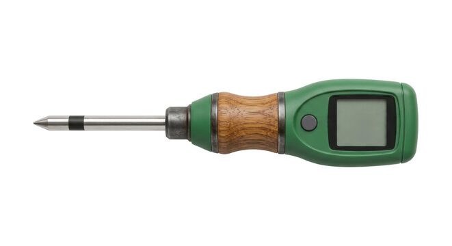 Soil pH meter device with digital screen and probe