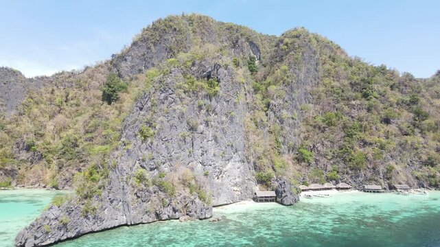Coron Philippines Tropical Beach and Backdrop