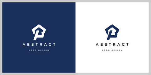 Letters p and b or pb abstract Company logo design. Premium business logotype. Graphic alphabet symbol for corporate business identity.  © Designer996