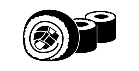 Sushi Roll Icon Set © ROKY