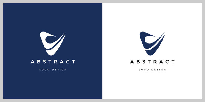 Letters v and i or SJ abstract Company logo design. Premium business logotype. Graphic alphabet symbol for corporate business identity.