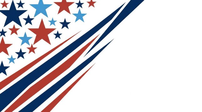 Patriotic Stars And Stripes Background