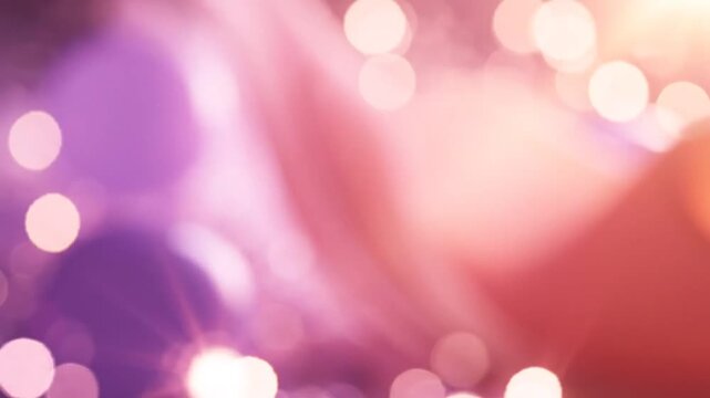A Vibrant Display of Soft Bokeh Lights with Warm Color Tones Creating a Dreamy Atmosphere in an Abstract Context