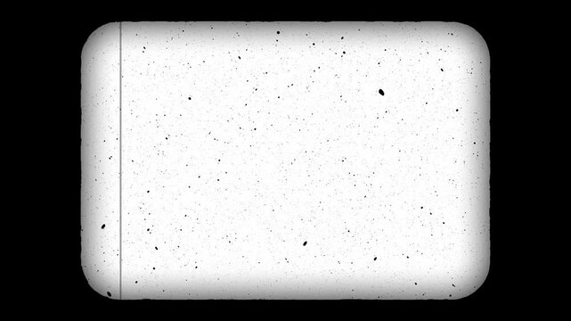 Retro Cinema Film Matte Overlay Featuring Authentic Celluloid Scratches and Dust Grain Texture for Nostalgic Analog Aesthetics 4k video animation seamless loop