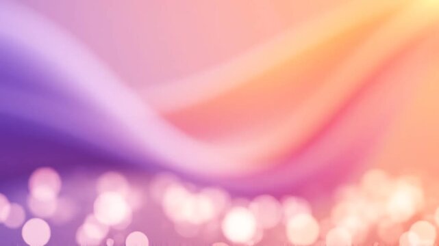 A Tranquil Gradient of Soft Colors with Blurred Lights and Gentle Waves, Perfect for Creating a Serene Background or Ambiance for Any Visual Project