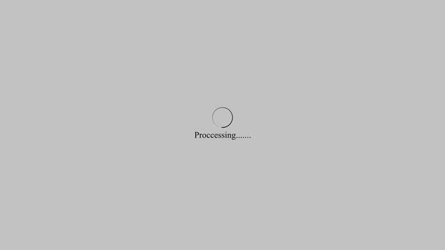 Modern Circular Loading Spinner Icon Animation for UI UX, Web and Mobile App Interface 4K Video.. 