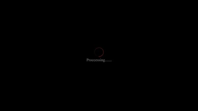 Modern Circular Loading Spinner Icon Animation for UI UX, Web and Mobile App Interface 4K Video.. 