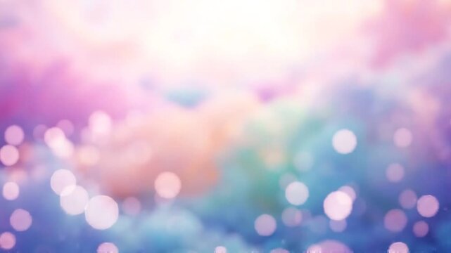 A Dreamy Gradation of Soft Pastel Hues and Ethereal Lights Captured in Two Stunning Frames, Enveloping the Senses in a Magical, Serene Atmosphere