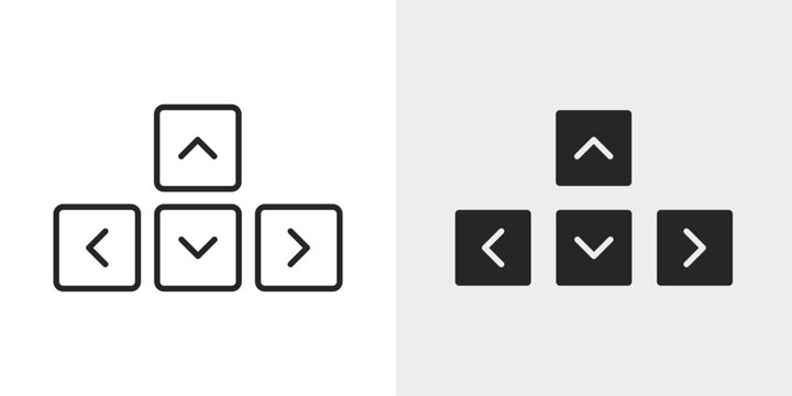 Keyboard Navigation Icon represents navigating interfaces using keyboard shortcuts and controls.