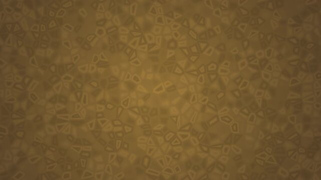 Abstract coffee gold gradient animation featuring a moving cellular texture that resembles germs, microbes, or organic cells.