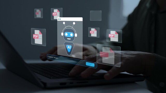 Digital writing Ai assistant designed for fast editing, reporting and office productivity workflows.Artificial intelligence chatbot creating documents and written content for business professionals. 