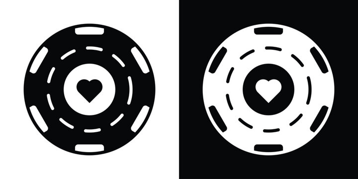 Poker chip icon