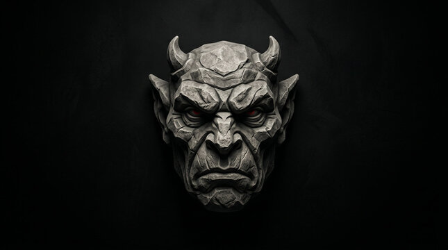 head of a scary skull