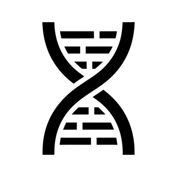 Double helix dna icon biology science symbol sign.