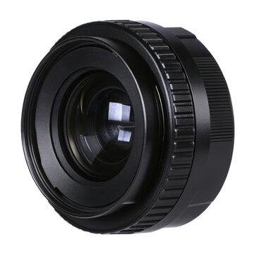 Photographic lens fidelity v2 4x on white background isolated on a transparent background camera lens 2