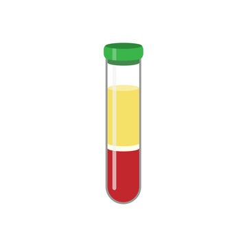 Medical illustration. Hematocrit.