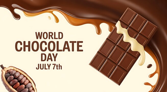 World chocolate day celebration on july 7th