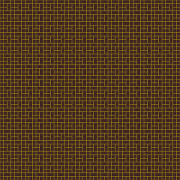 Seamless Aztec Tribal Pattern Brown Gold Geometric Background