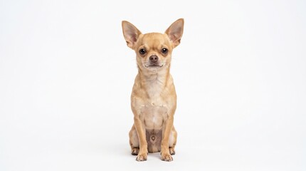 Obraz premium Chihuahua on a white background