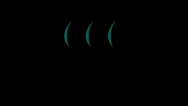 straight and curved smoke icon animated hot smoke icon coffee cup tea 2d 4k looping animated 4k video.