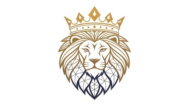lion head vector illustration